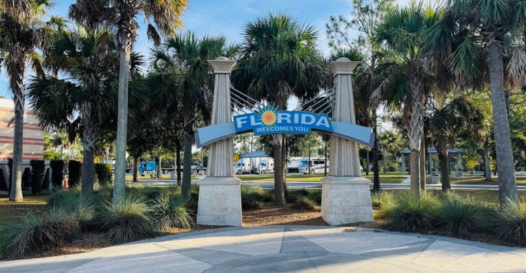 The Most Beautiful Sight In The World Is A Road Sign That Says Welcome To Florida