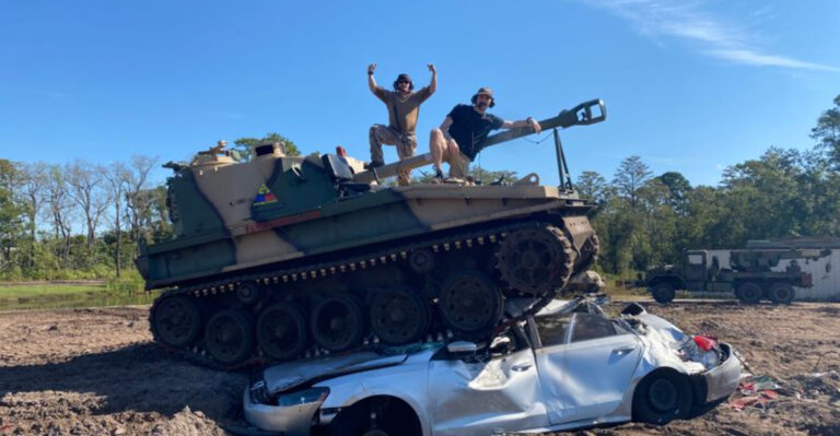 This Little-Known Florida Adventure Park Lets You Command a Military Tank