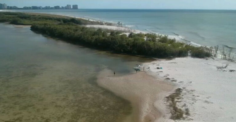 This Marco Island Sandbar Is Shell-Strewn, Wild, and Only Reachable Across a Tidal Lagoon