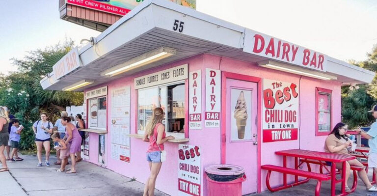 This Old-School Dairy Bar In Port Orange Is A Must-Stop For Classic Hot Dogs And Frozen Treats