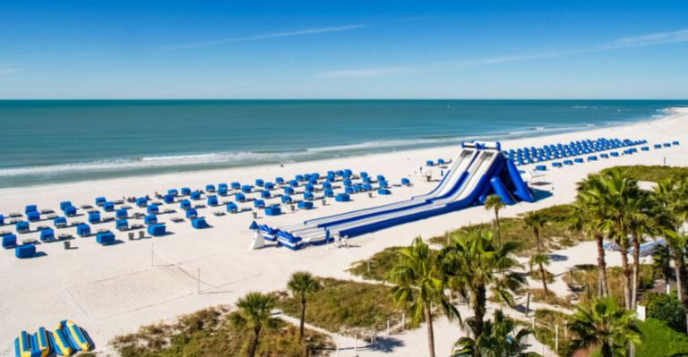 This Floating Water Park in Florida Is Basically an Obstacle Course on the Ocean