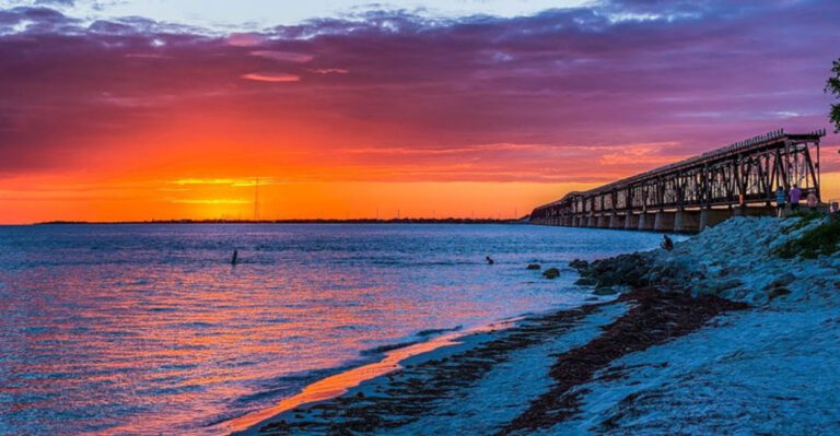 This Famous Florida Keys Beach Waits at the End of an Old Railroad Bridge