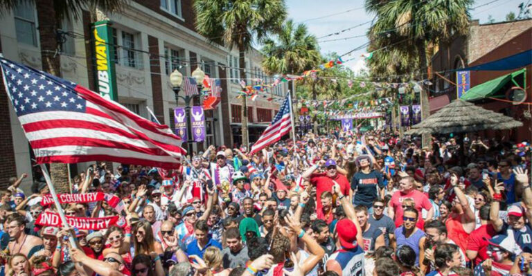 This Orlando Entertainment Complex Covers a Full City Block With Eight Bars Under One Roof