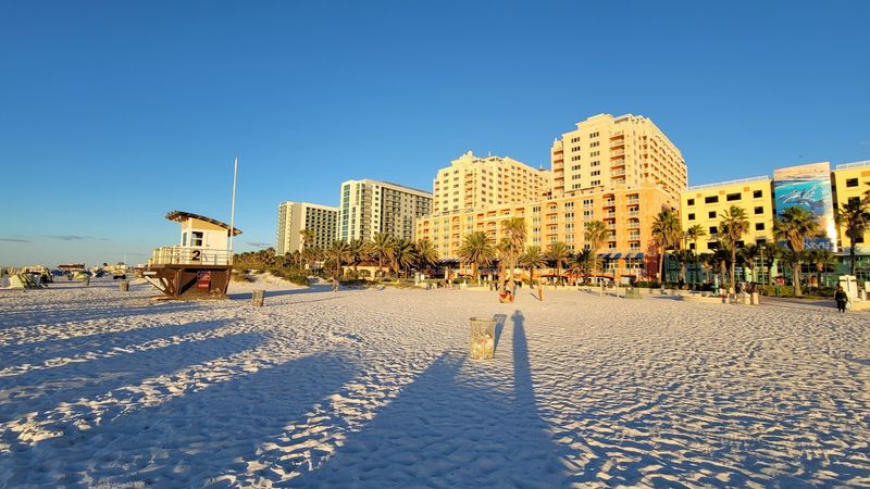 The sugar-white sand that steals the show