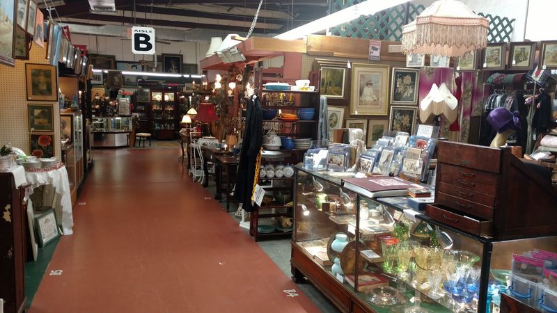 The antiques are where many shoppers lose all track of time