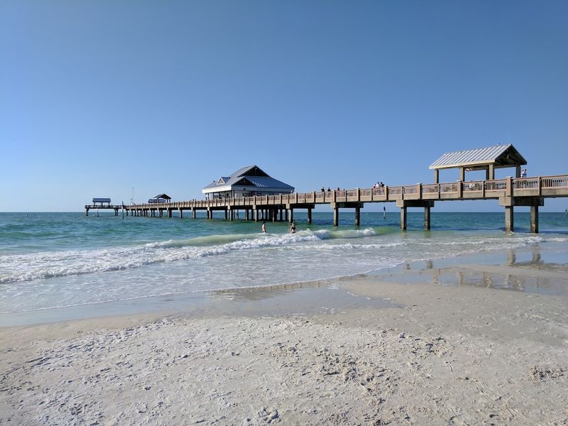 Calm Gulf water that makes beach days easy