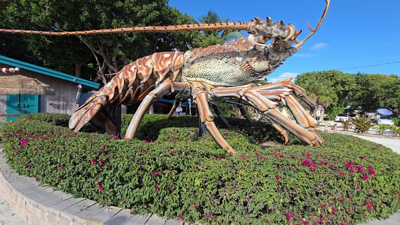 Betsy the Giant Lobster at Rain Barrel Village — Islamorada, Florida