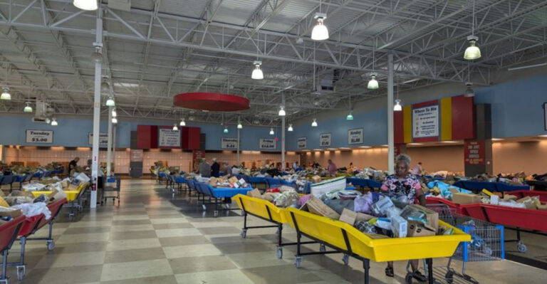 Shoppers Flock To This Florida Warehouse When Everything Drops To $1