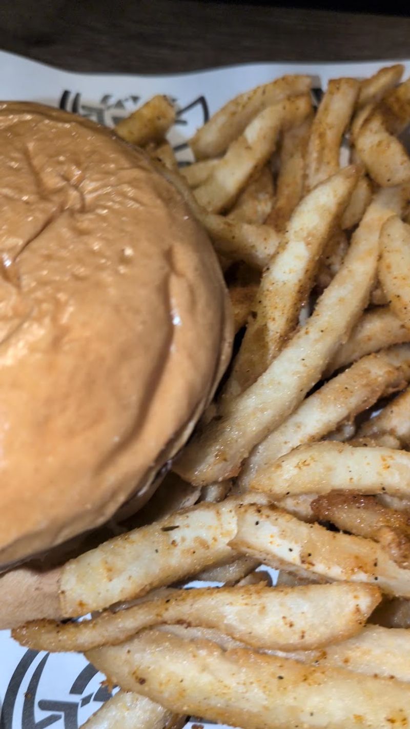 Crispy Seasoned Fries And Onion Rings