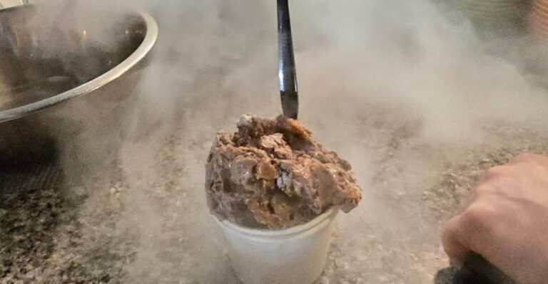 The Florida Ice Cream Spot Where Dessert Is Made Fresh in a Puff of Smoke