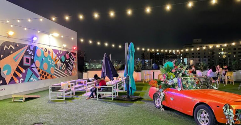 This Florida Rooftop Movie Experience Feels Like Stepping Into Another Era
