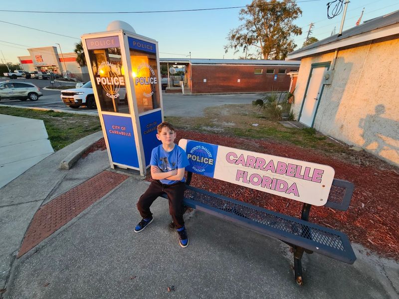 The World's Smallest Police Station — Carrabelle, Florida