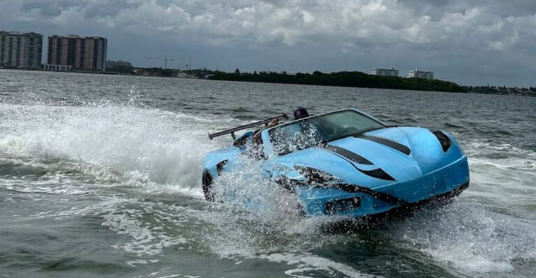 We Found A Floating Corvette In Florida That Lets You Cruise Across The Water