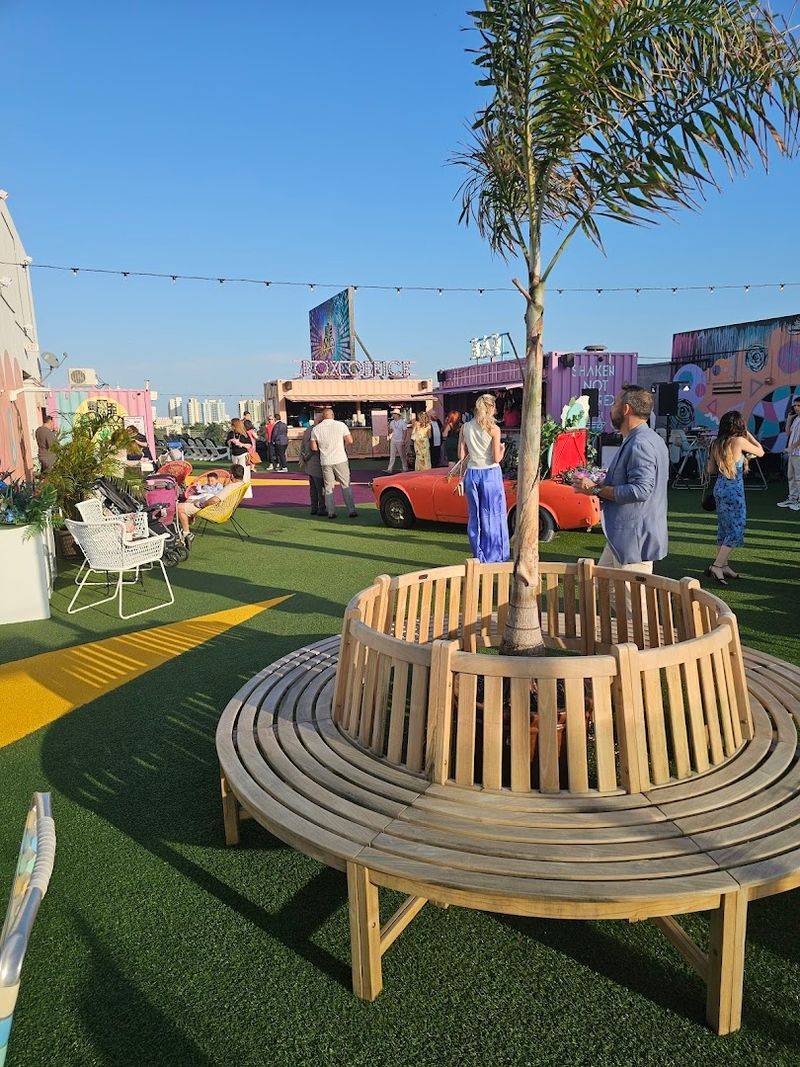 The rooftop setting is the real scene-stealer