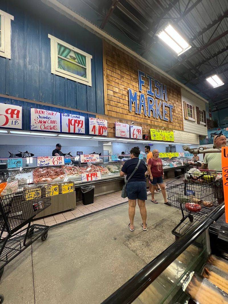 Seafood Counter With Ocean-Fresh Selections
