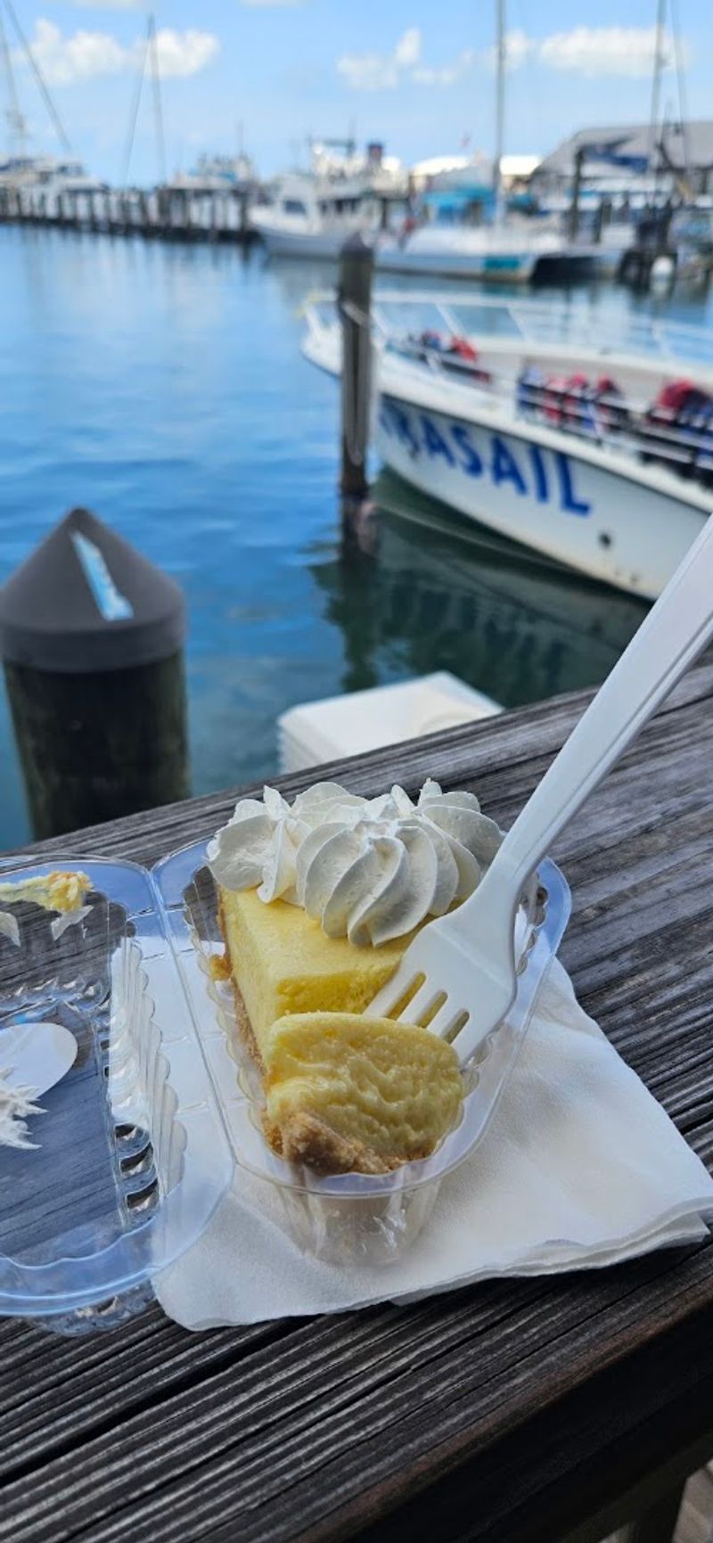 The Original Key Lime Pie Slice That Started It All