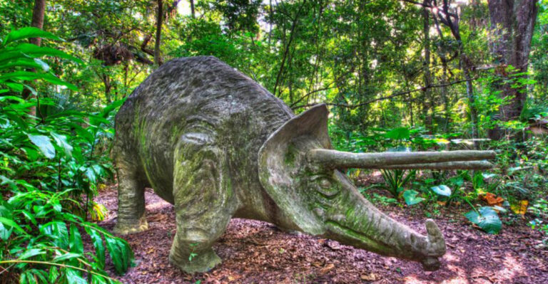 Dinosaurs And Historic Ruins Make This Port Orange Garden Unlike Anywhere Else