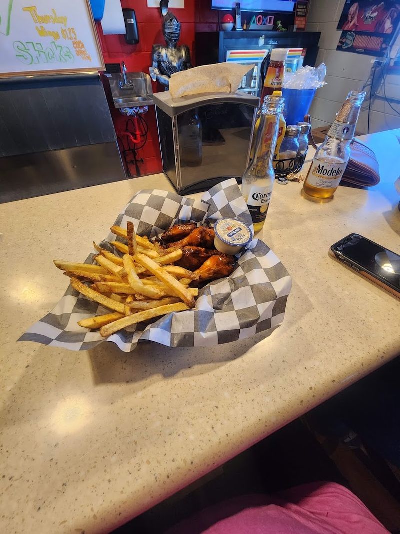 Garlic Parmesan Wings and BBQ Pork Sandwiches