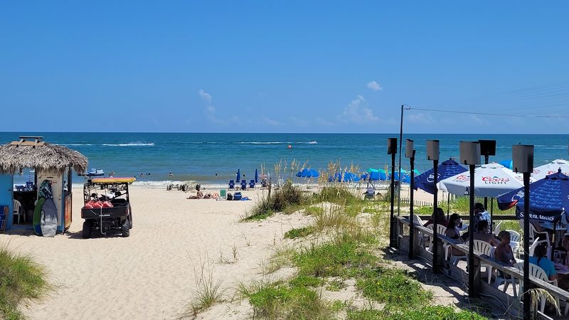 Oceanfront Dining With Your Toes Practically In The Sand