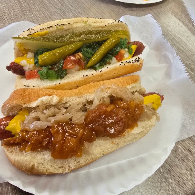 Chicago Dog Loaded With Garden-Fresh Toppings