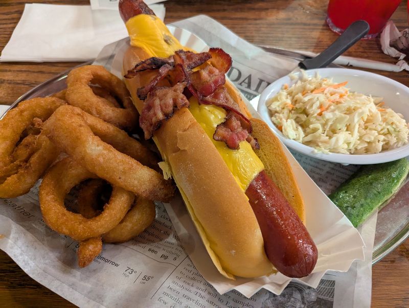 Oversized Hot Dogs and Serious Burgers