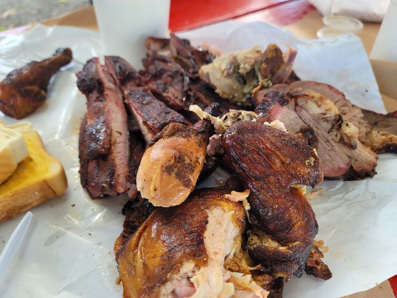 Smoked Chicken with That White Sauce Magic
