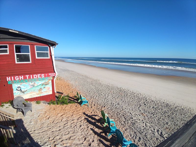 High Tides At Snack Jack - Flagler Beach