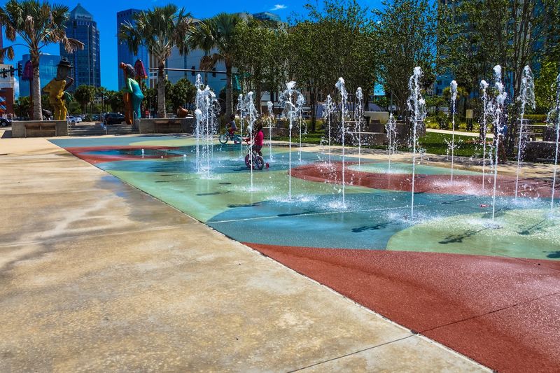Vibrant Splash Pad for Family Fun