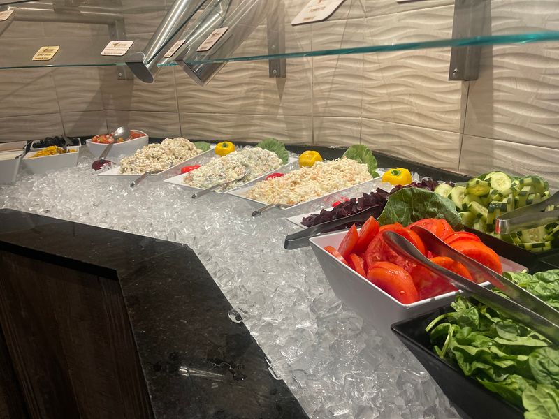 Salad Bar That Rivals The Main Event
