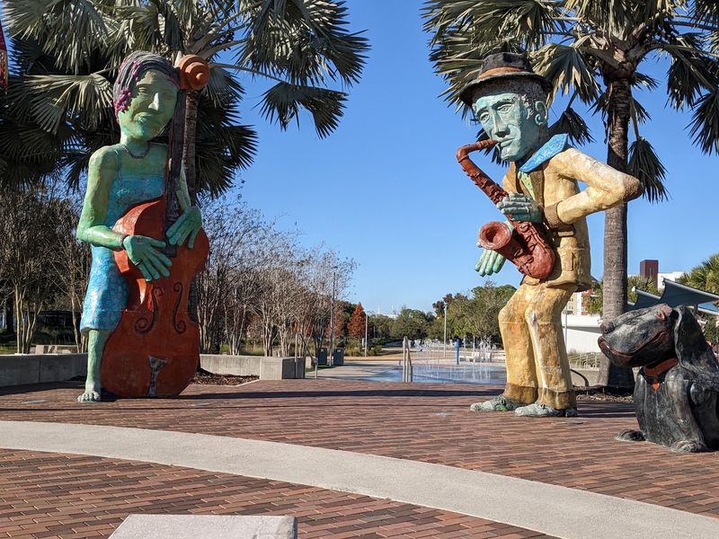 Towering Musical Gateway Sculptures