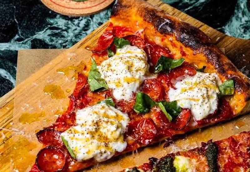 Margherita de la Casa With Fresh Stracciatella That Arrives Tableside