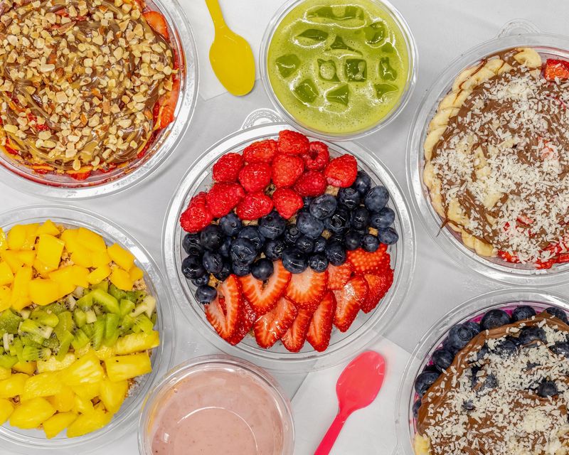 Acai Bowls Loaded With Fresh Toppings