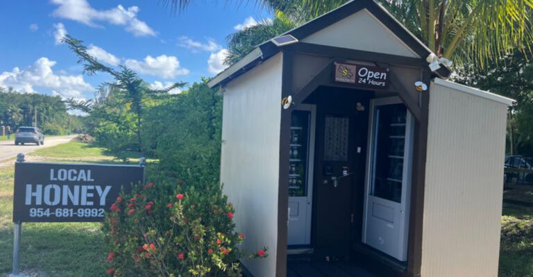You’d Never Guess This Florida Vending Machine Is Stocked With Fresh Local Honey