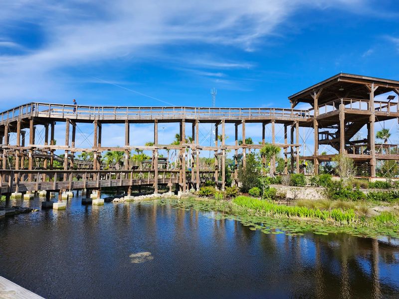 The Multi-Level Boardwalk That Redefines Rest Stops