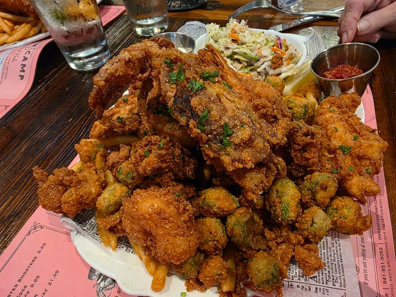 Camp Basket for the Indecisive Seafood Lover