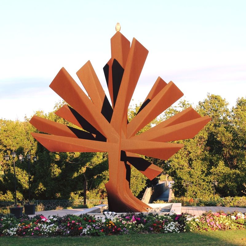Rotating Origami Exhibits That Shouldn't Exist Outdoors