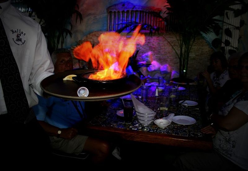Saganaki: The Flaming Cheese Experience