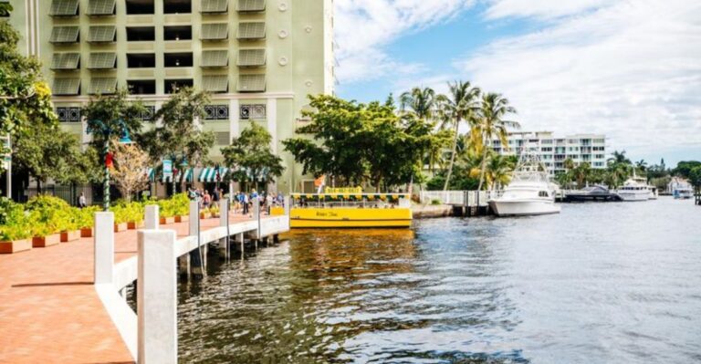 For the Price of Lunch, This Water Taxi Takes You Through the Best of Fort Lauderdale
