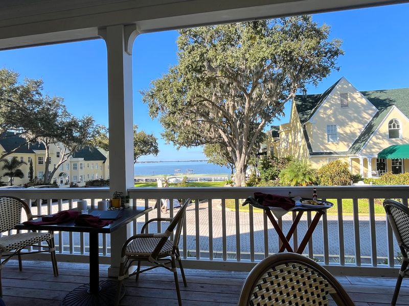 Lakefront Dining with Sunset Views