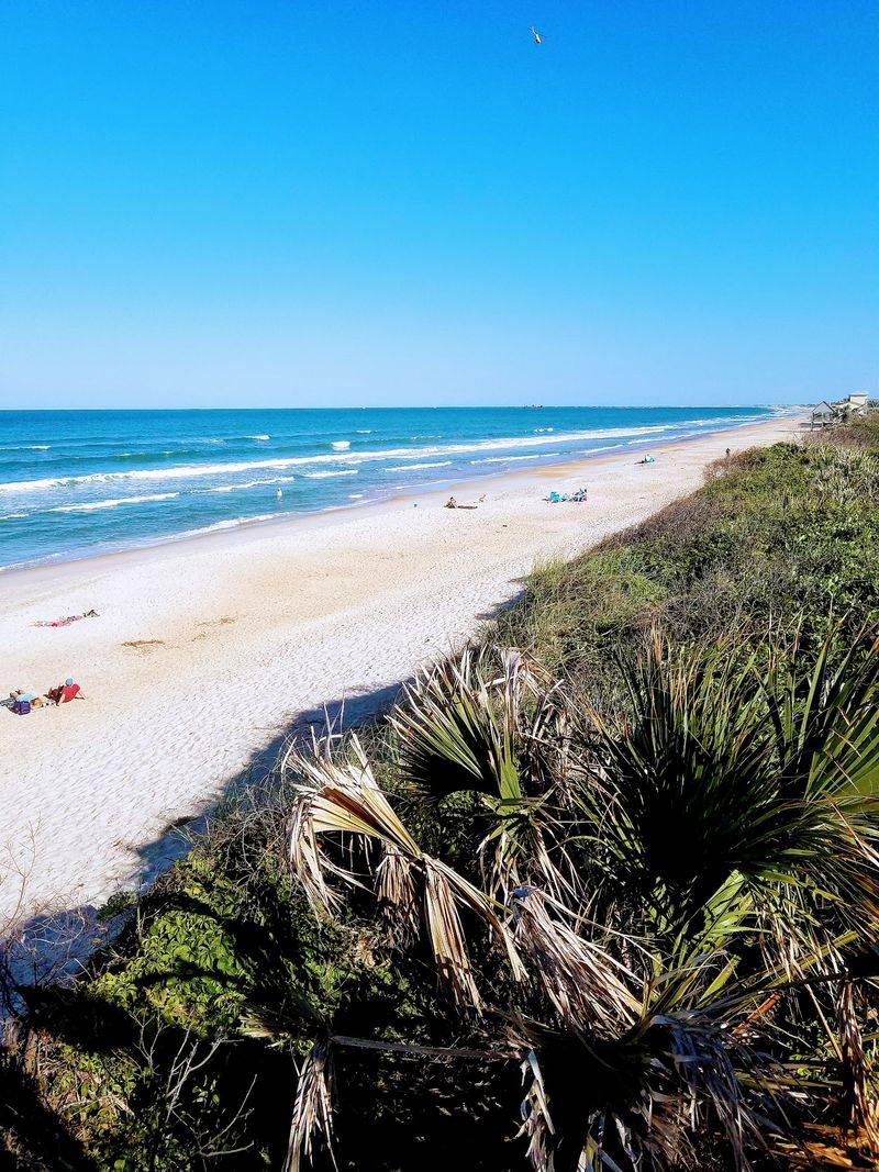 Sandy Shores That Stretch for Miles