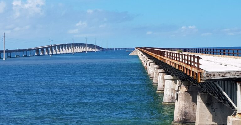 This Historic Florida Bridge Carries Walkers Two Miles Into the Open Water