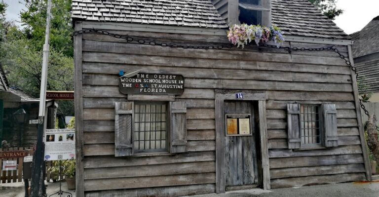 Walk Through Centuries of History at This Old Wooden Schoolhouse in St. Augustine