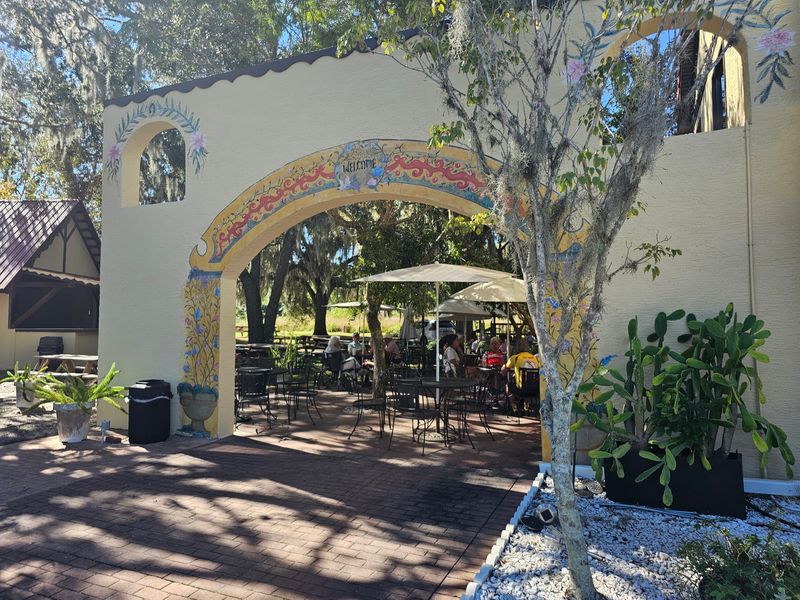 Outdoor Biergarten With Live Music