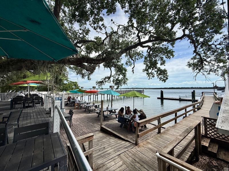 The Waterfront Setting Makes Even a Simple Meal Feel Special