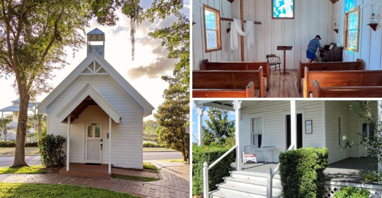 Most Floridians Don’t Know This Charming Little Chapel Is Hidden Inside a Historic Village