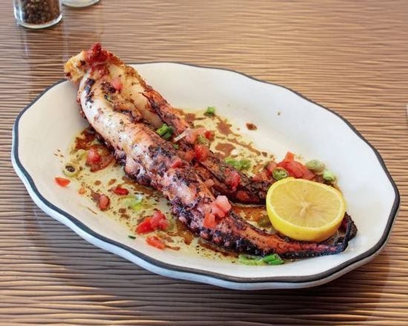 Flaming Cheese And Grilled Octopus Spice Up The Starters
