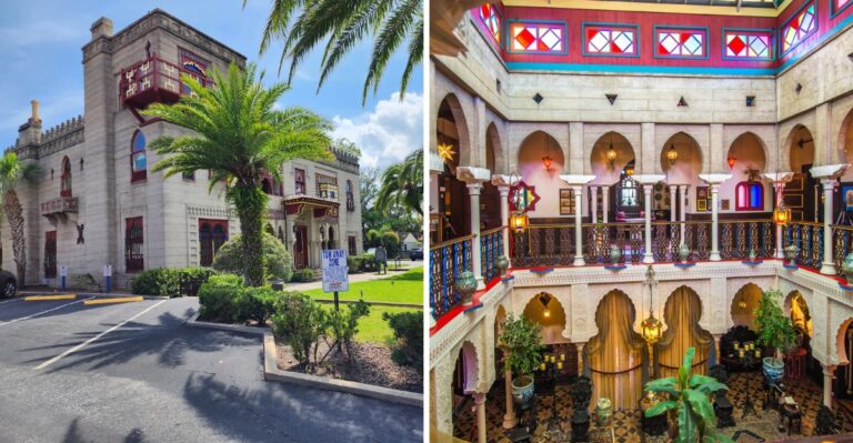 Right in St. Augustine, Florida, This Castle Feels Completely Out of Place
