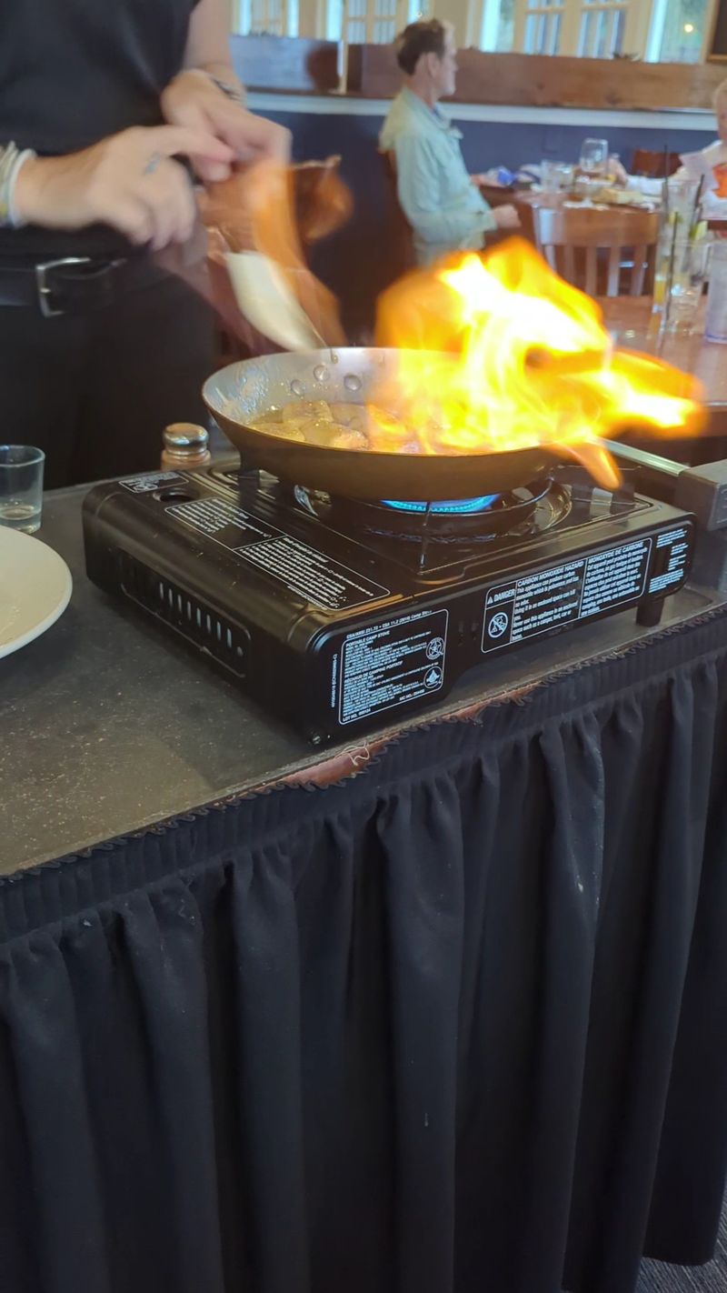 Save Room, Because Dessert Arrives In Flames