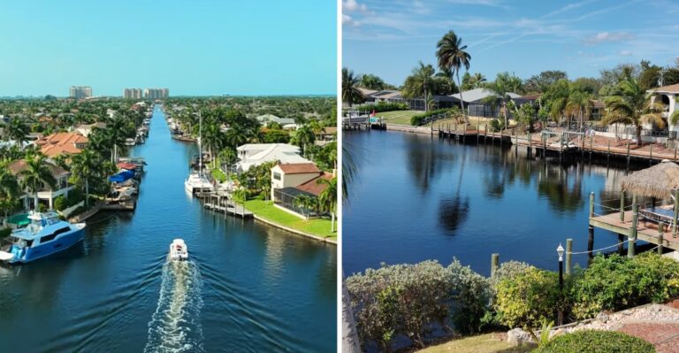 This Florida City Has More Canals Than Venice, And Locals Can Cruise Them For Free